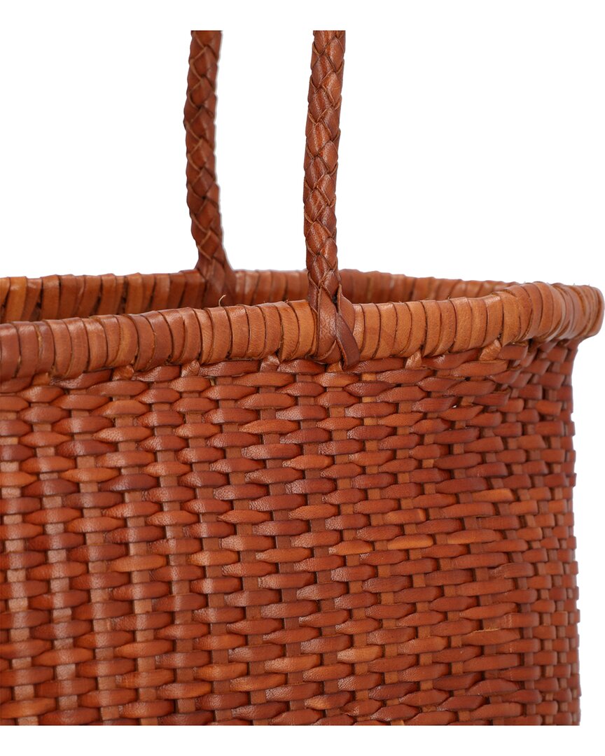 Dragon Diffusion B Weave Small Leather Shoulder Bag