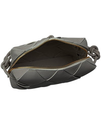 Tiffany & Fred Paris Woven Leather Top Handle Crossbody
