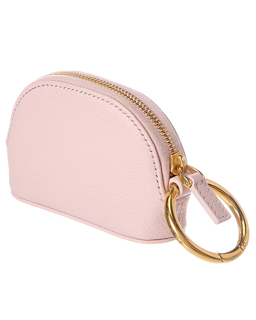 Valentino Valentino Vlogo Signature Leather Pouch