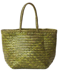 Dragon Diffusion Grace Basket Small Leather Tote