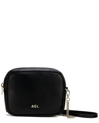 Agl Symon Leather Crossbody ONE SIZE Black