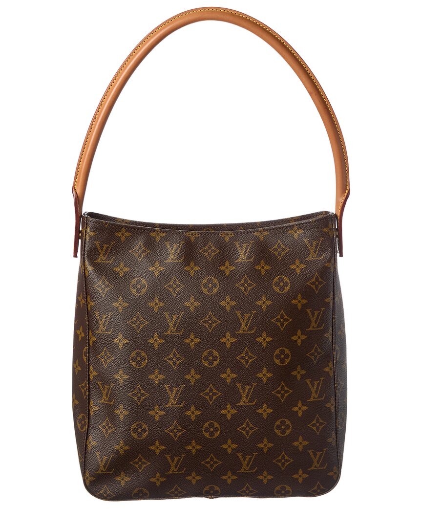 Louis Vuitton Louis Vuitton Brown Monogram Coated Canvas Looping Gm (Authentic Pre-Loved)
