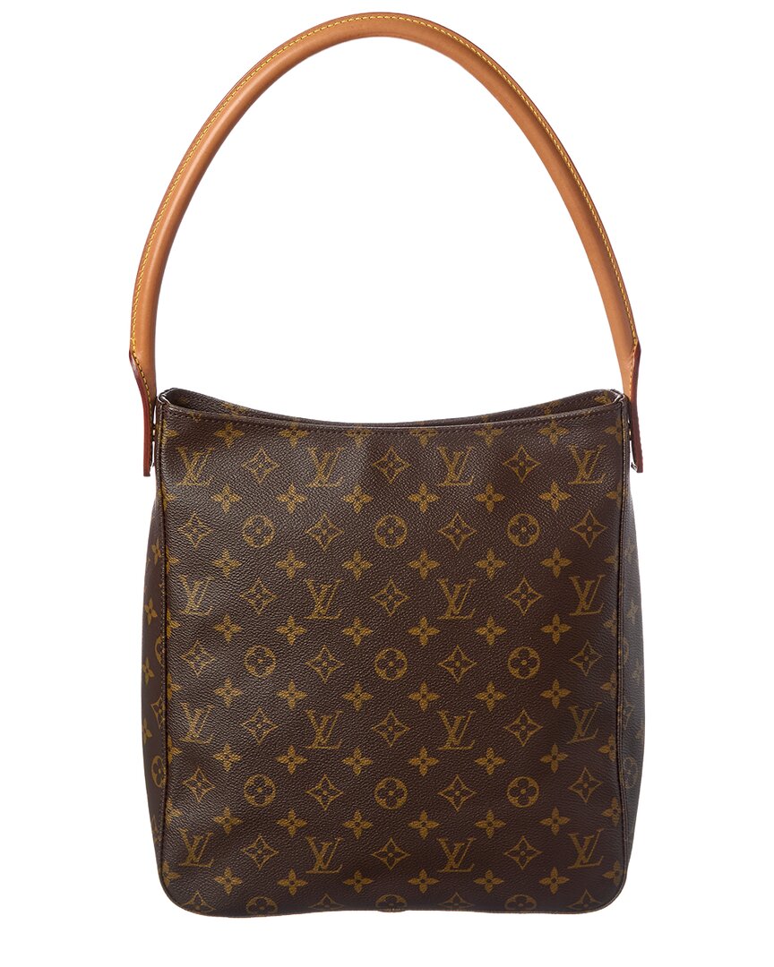 Louis Vuitton Louis Vuitton Brown Monogram Coated Canvas Looping Gm (Authentic Pre-Loved)