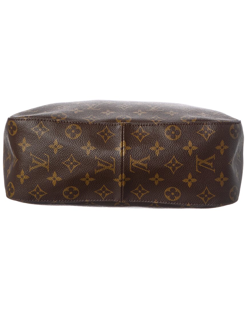 Louis Vuitton Louis Vuitton Brown Monogram Coated Canvas Looping Gm (Authentic Pre-Loved)