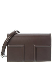Toteme T-Flap Leather Shoulder Bag