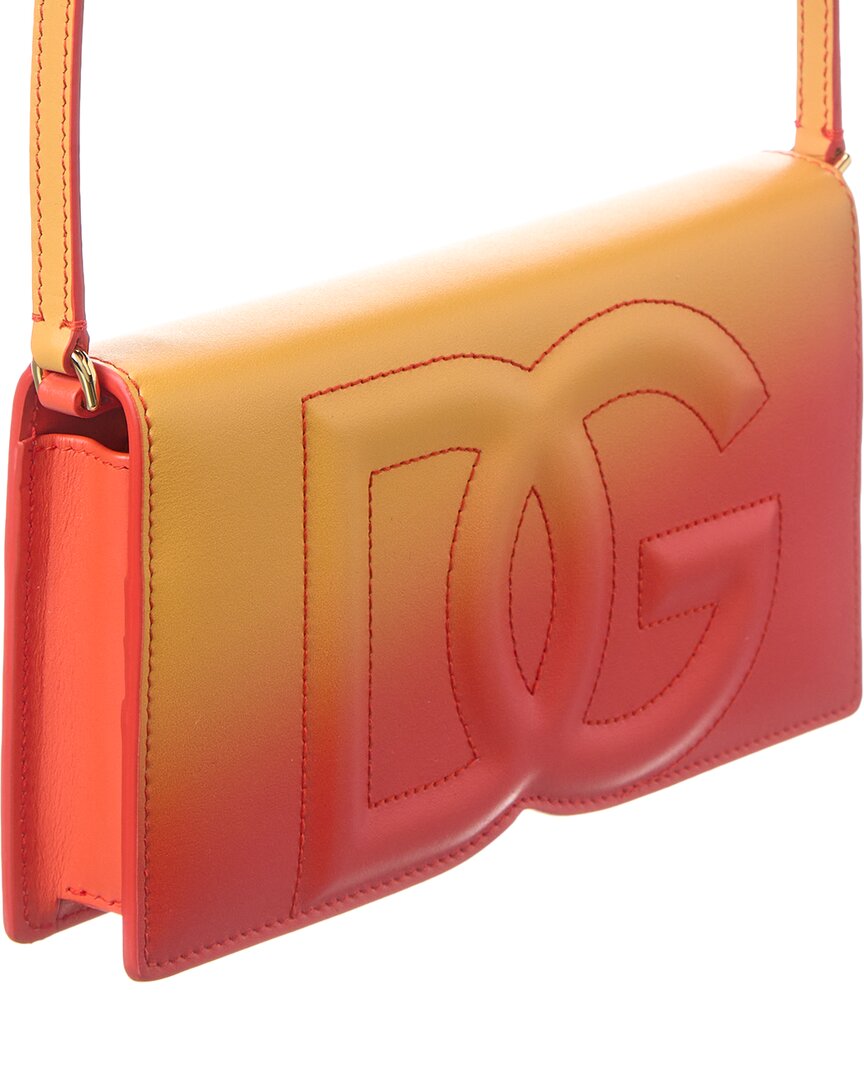 Dolce & Gabbana Dolce & Gabbana Dg Logo Leather Phone Bag