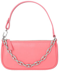 By Far Rachel Mini Leather Shoulder Bag ONE SIZE Pink