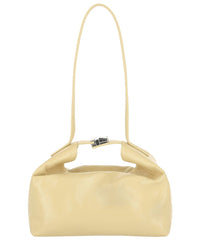 By Far Bea Creased Leather Shoulder Bag