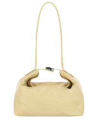 By Far Bea Creased Leather Shoulder Bag