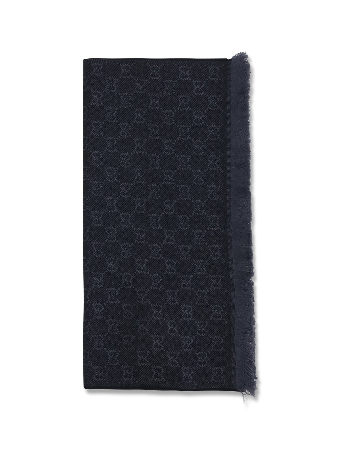 GUCCI Gucci Women Gg Supreme Embroidered Wool Scarf
