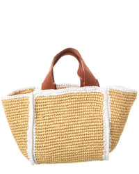 Marni Macrame Sillo Small Shopper Tote