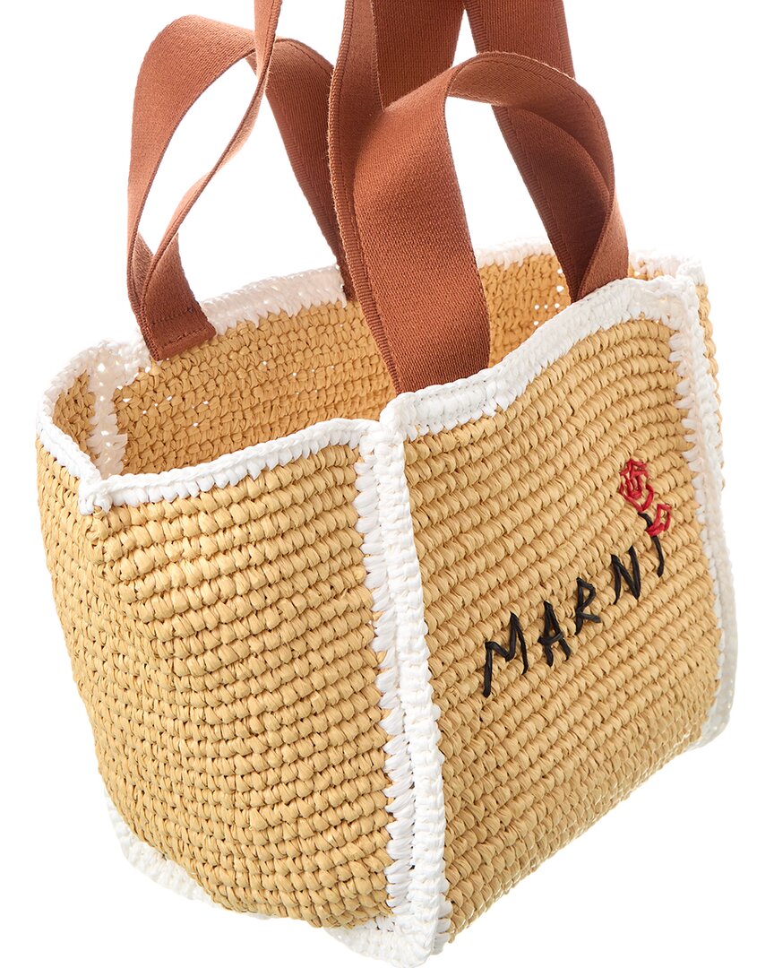 MARNI - りんご【MARNI】チュニック＆【Johnstons】ベスト Marni Macrame Sillo Small Shopper Tote – Bluefly