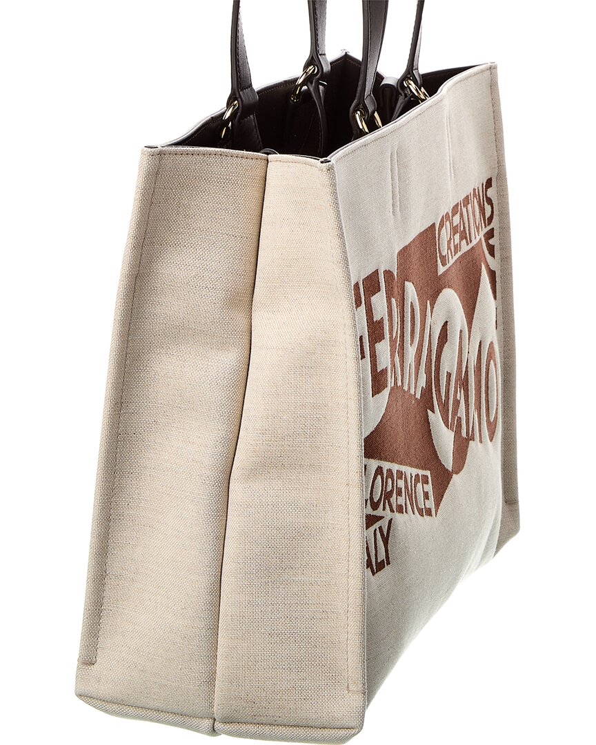 Ferragamo Logo Tote Bag