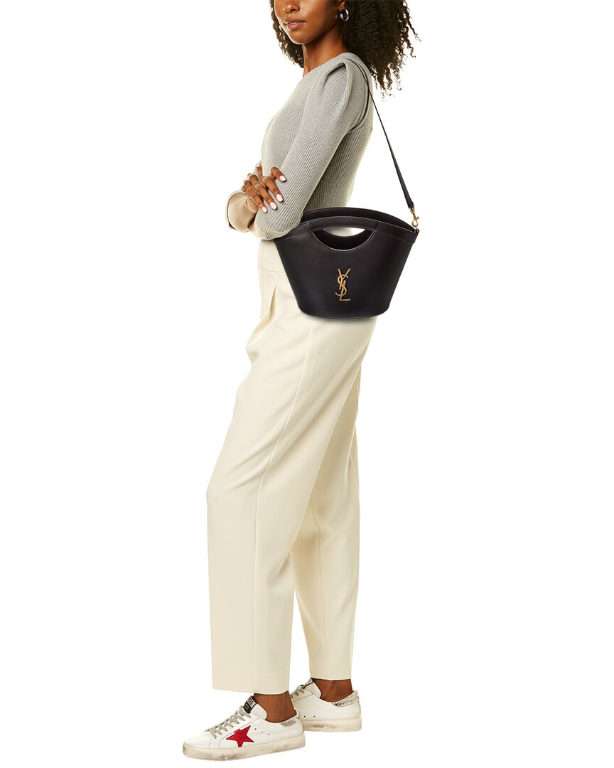 Saint Laurent Saint Laurent Celia Mini Leather Tote