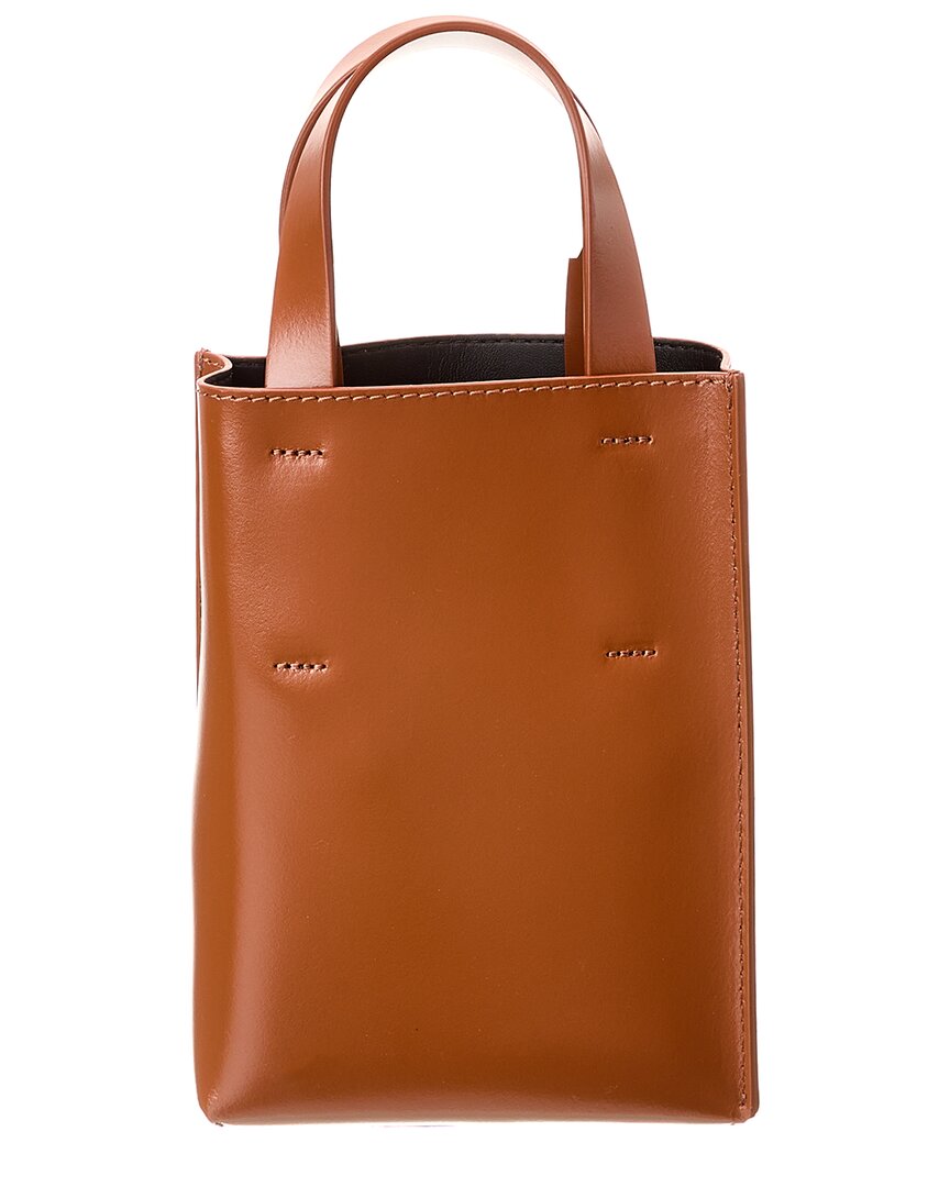 【MARNI】NANO MUSEO BAG MUSEO nano bag in black leather | Marni