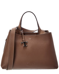 TOD's Tod's T Lock Small Leather Tote