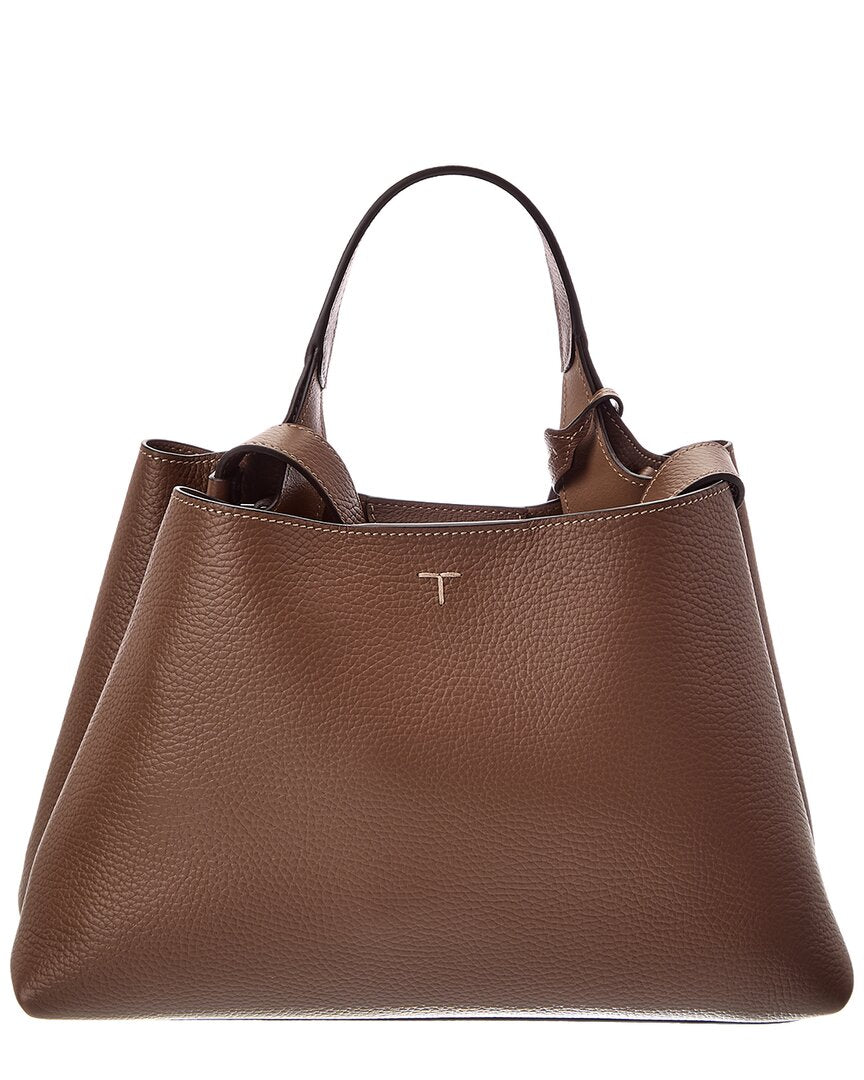 TOD's Tod's T Lock Small Leather Tote