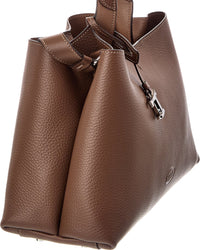 TOD's Tod's T Lock Small Leather Tote