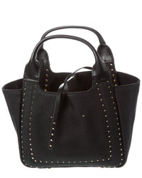 Valentino Atelier Canvas & Leather Tote (Authentic Pre-Owned)