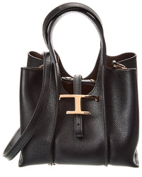 Tod’S T Timeless Leather Tote ONE SIZE Black