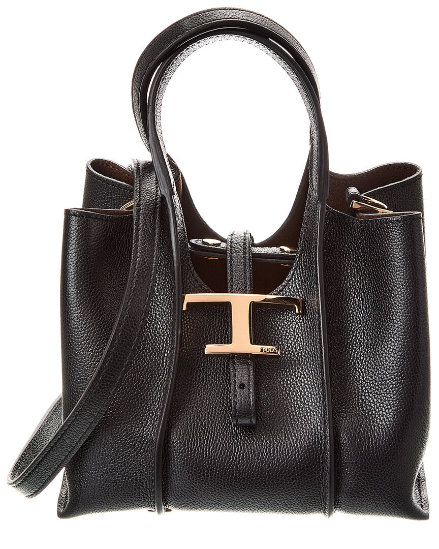 Tod’S T Timeless Leather Tote ONE SIZE Black