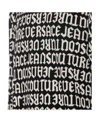 Versace Jeans Couture Black/White Wool Blend Mens Logo Knitwear