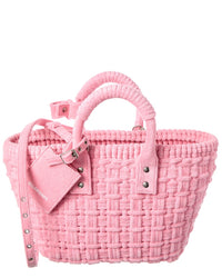 Balenciaga Bistro Xs Basket Tote ONE SIZE Pink
