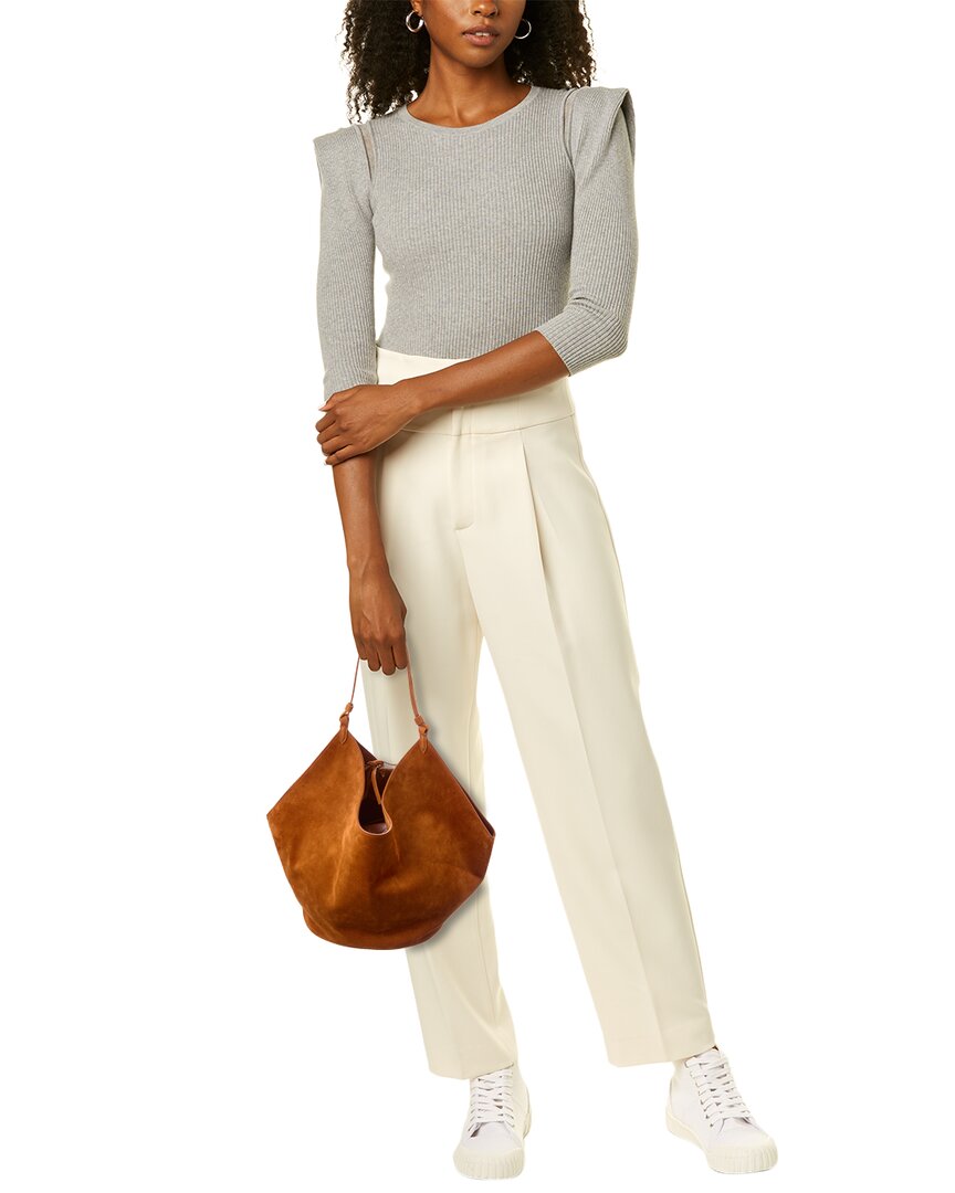 Khaite Lotus Medium Suede Tote