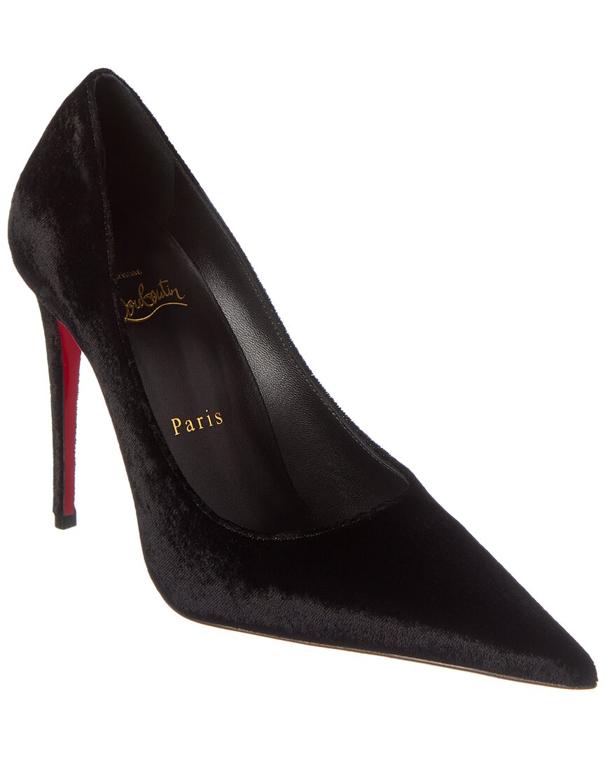 Christian Louboutin Kate Max 100 Velvet Pump