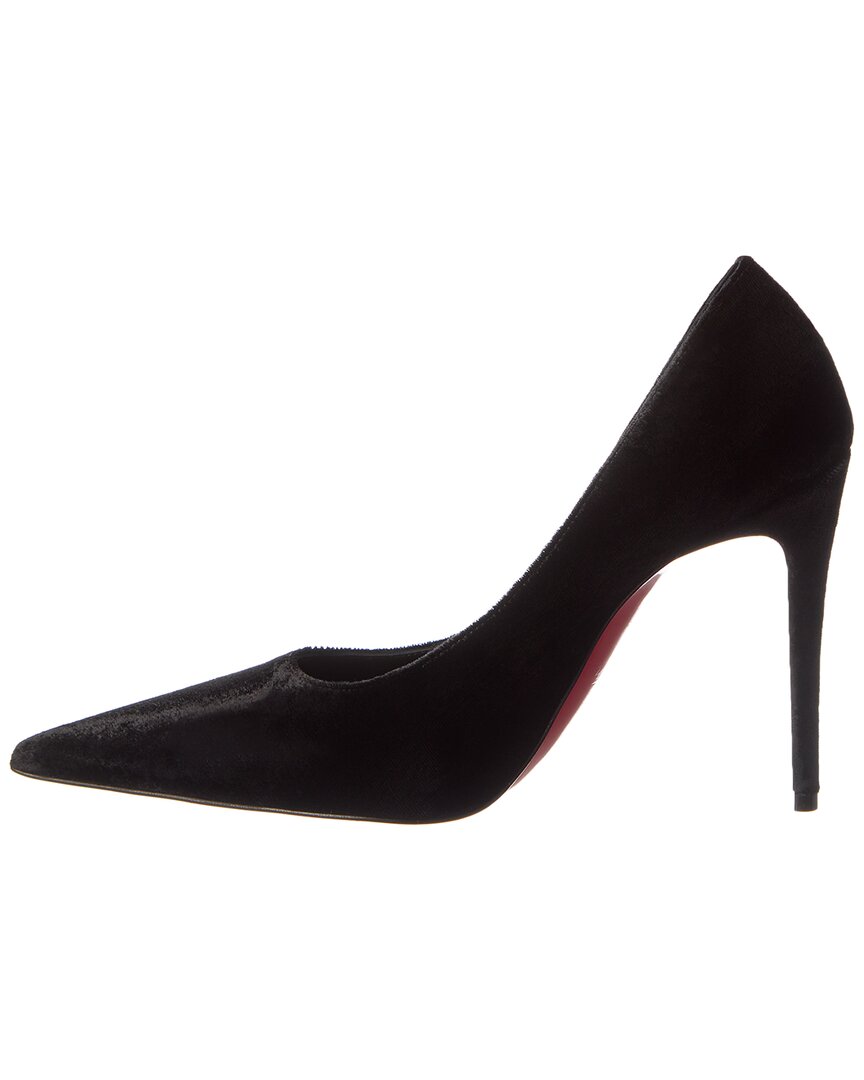 Christian Louboutin Kate Max 100 Velvet Pump