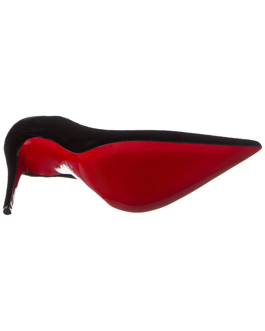 Christian Louboutin Kate Max 100 Velvet Pump