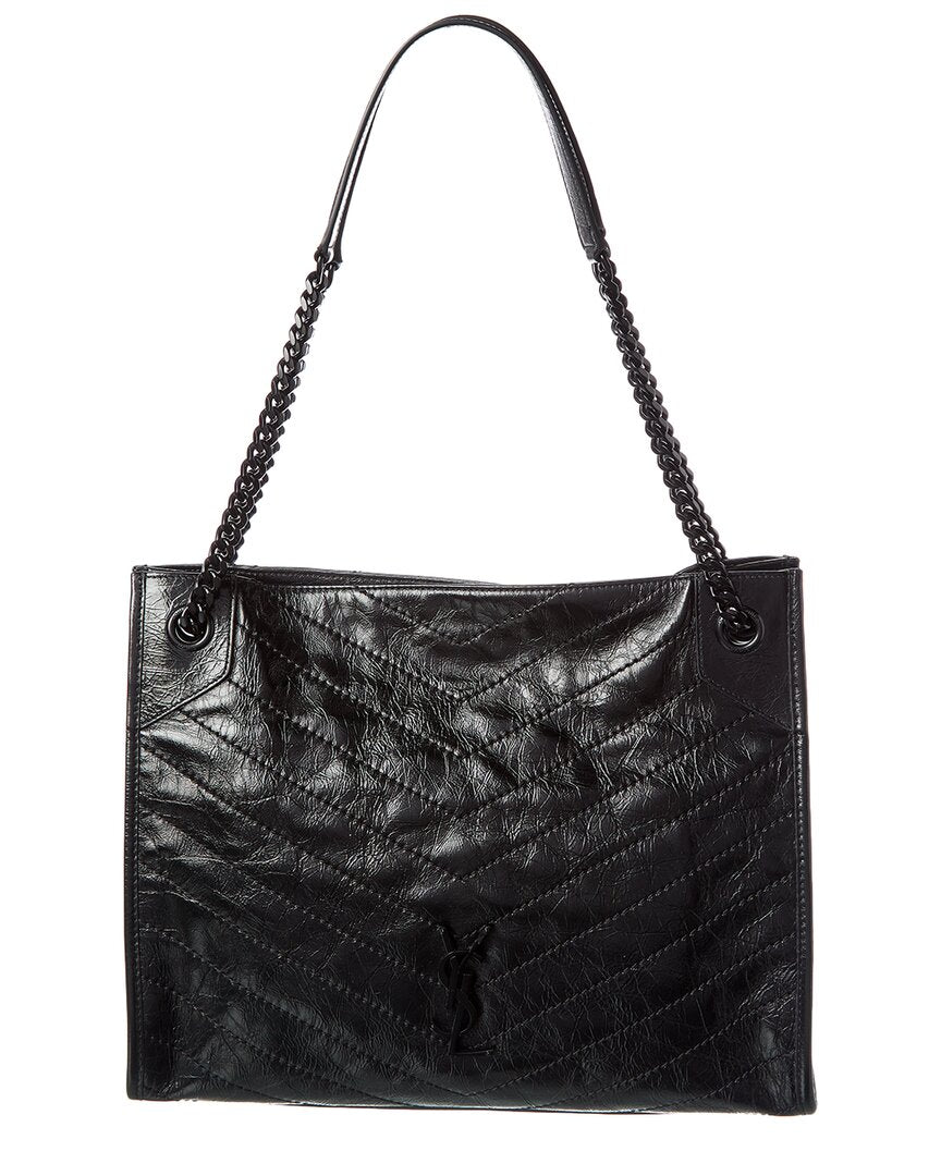 Saint Laurent Niki Medium Leather Tote