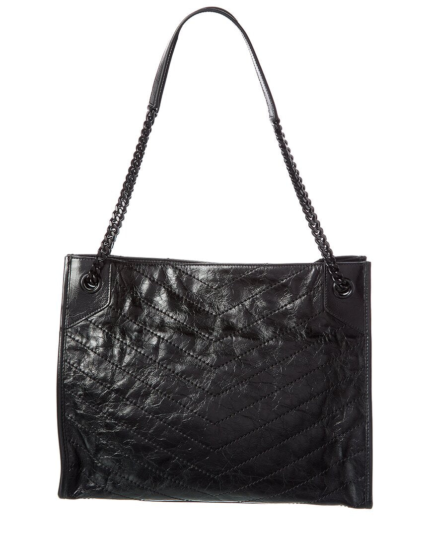 Saint Laurent Niki Medium Leather Tote