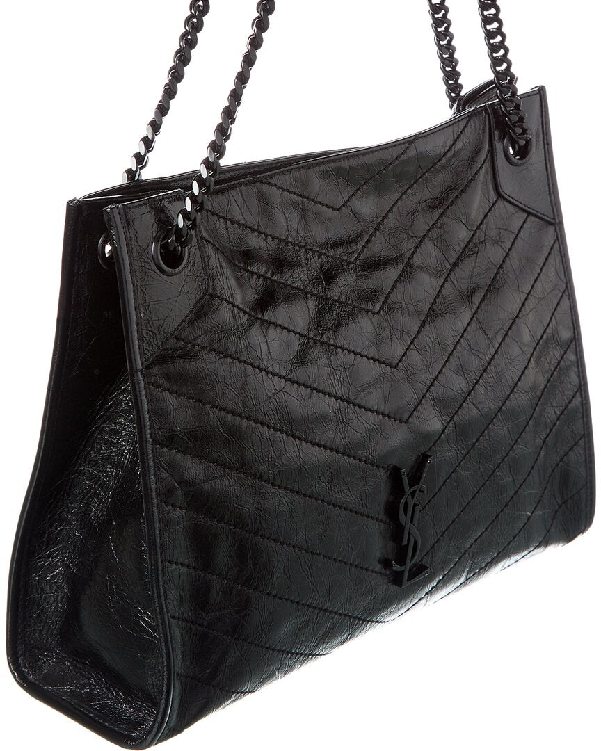 Saint Laurent Niki Medium Leather Tote