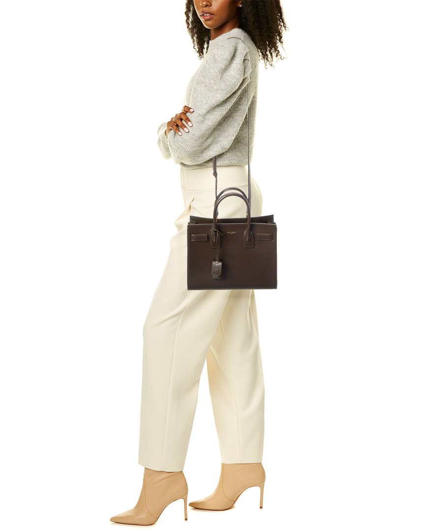 Saint Laurent Sac De Jour Baby Leather Tote