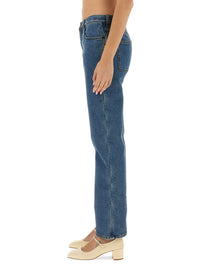 Burberry Women Straight Fit Jeans