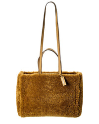 Jacquemus Le Cabas Neve Large Wool & Leather Tote Green ONE SIZE