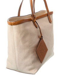 Toteme Canvas & Leather Tote