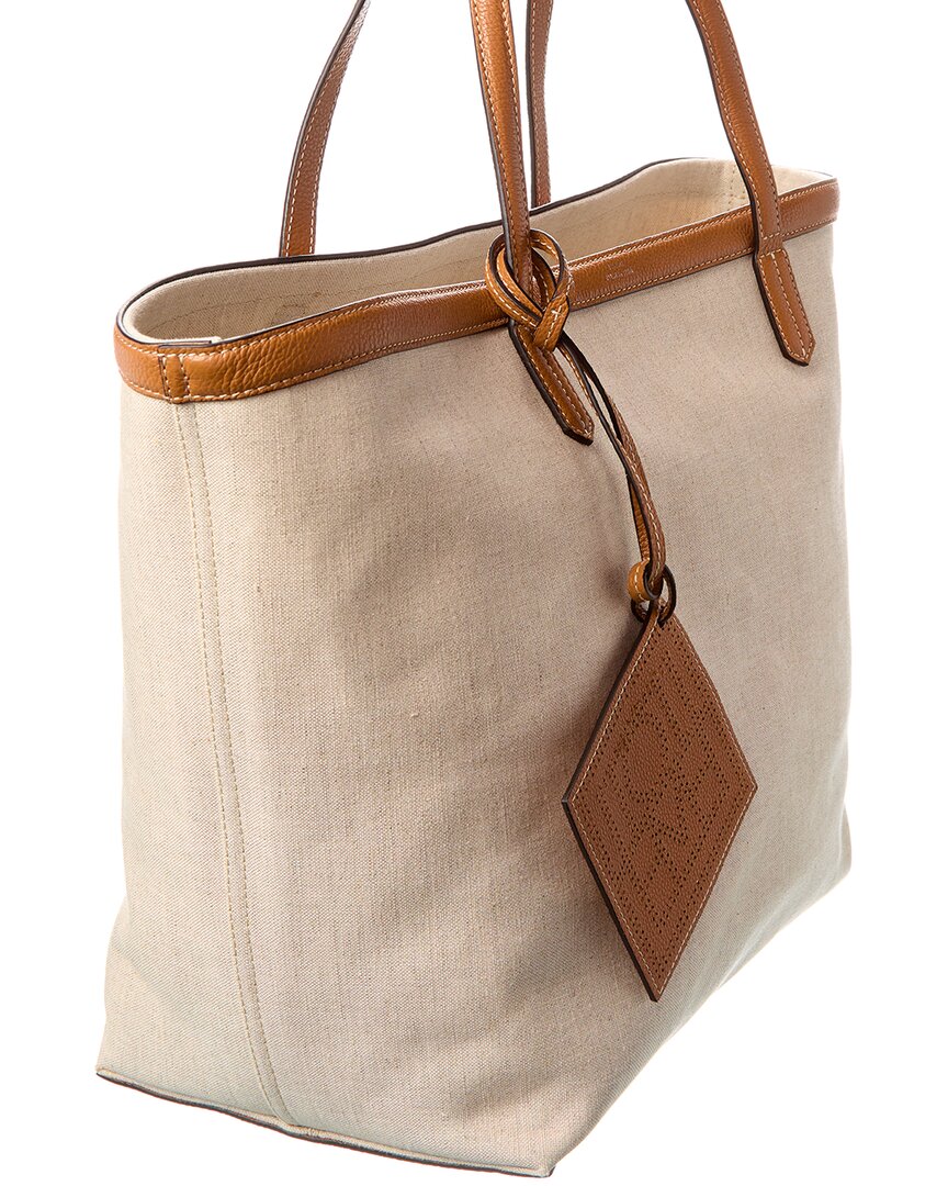 Toteme Canvas & Leather Tote