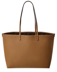 FENDI Fendi Roll Medium Leather Tote