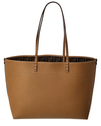FENDI Fendi Roll Medium Leather Tote