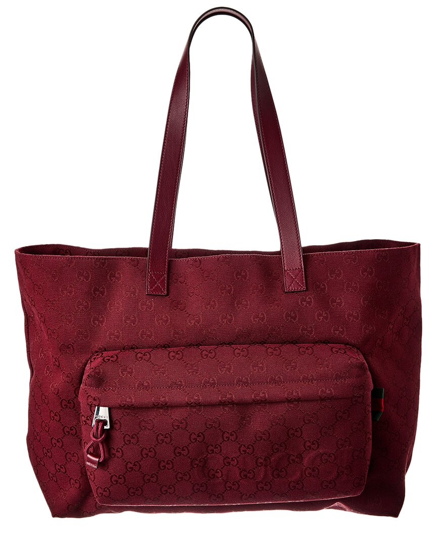Gucci Large Gg Canvas Tote