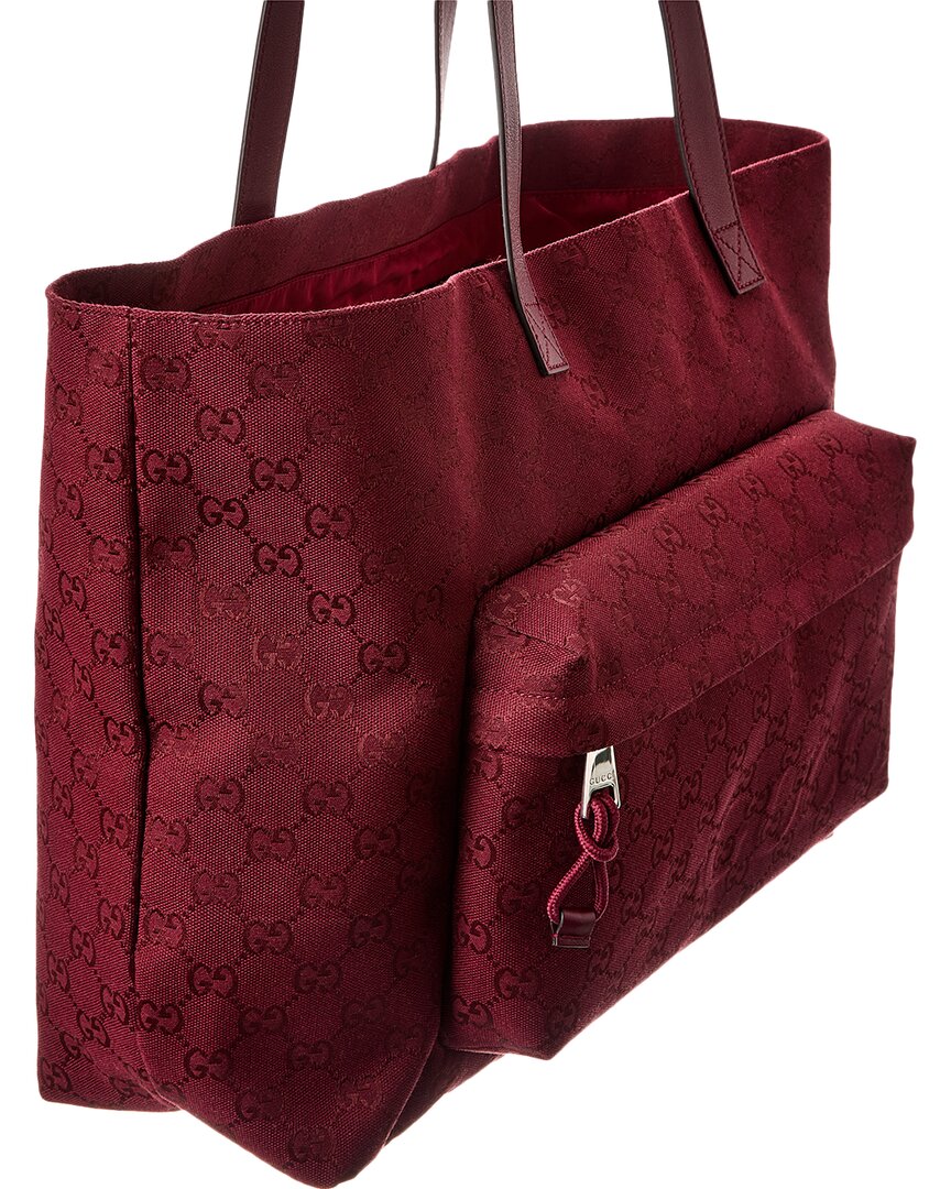 Gucci Large Gg Canvas Tote