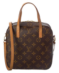 Louis Vuitton Louis Vuitton Brown Monogram Coated Canvas Spontini (Authentic Pre-Loved)