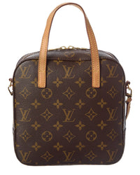 Louis Vuitton Louis Vuitton Brown Monogram Coated Canvas Spontini (Authentic Pre-Loved)