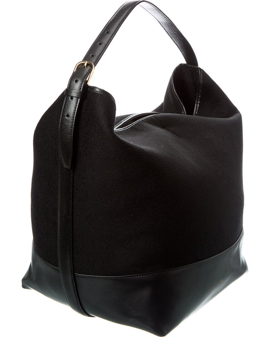 Toteme Wool & Leather Tote