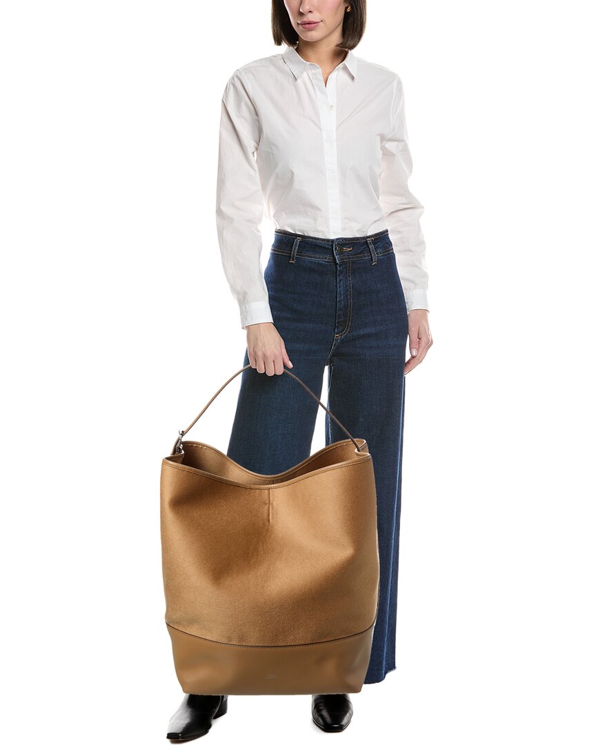 Toteme Wool & Leather Tote