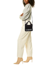 Loewe Dnu Inv Loewe Font Mini Raffia Tote