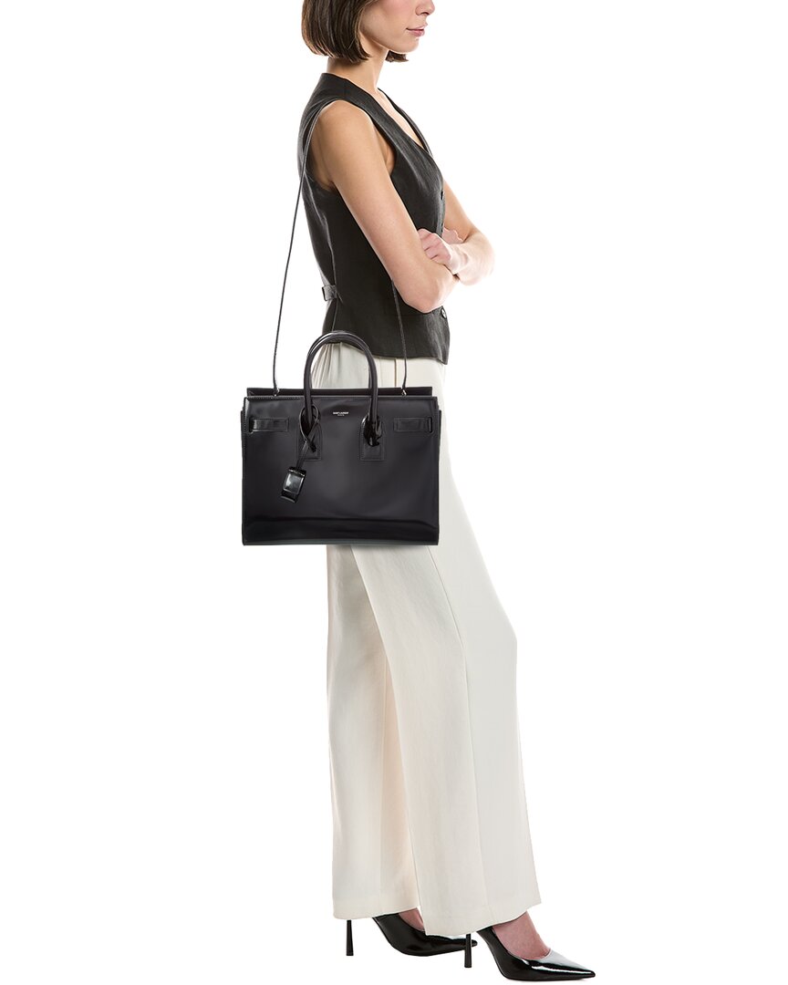 Saint Laurent Classic Sac De Jour Small Leather Tote