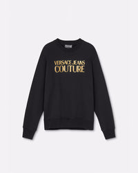 Versace Jeans Couture Black/Gold Cotton Mens Signature Sweatshirt